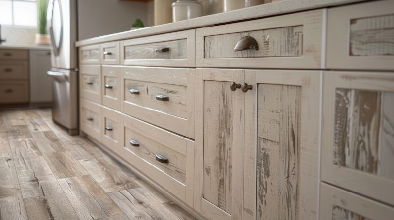 Rustic Cabinets Installation